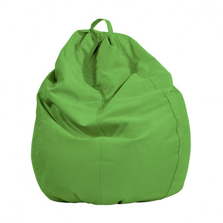 Puf Pera XL – Antelina – Color Verde